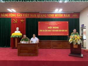 Phường Bãy Cháy tổ chức hội nghị công an lắng nghe ý kiến nhân dân và sơ kết mô hình An ninh cơ sở