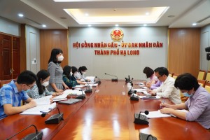 TP Hạ Long làm việc với đoàn giám sát Ban Pháp chế HĐND tỉnh về tuyển dụng, sử dụng, quản lý cán bộ, công chức cấp xã