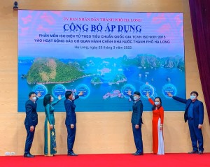 TP Hạ Long công bố áp dụng phần mềm ISO điện tử theo tiêu chuẩn quốc gia TCVN 9001:2015