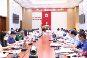 Hội nghị giám sát công tác triển khai, tiến độ, kết quả thực hiện một số nội dung của UBND TP