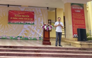 Trường TH&THCS Tân Dân: Tuyên truyền về phòng, chống xâm hại trẻ em, bạo lực học đường