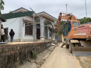 Tích cực bàn giao mặt bằng đẩy nhanh tiến độ thi công mở đường Trại Me - Đồng Trà