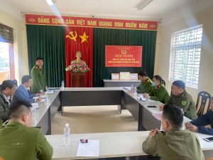 Công an xã Bằng Cả tổng kết công tác năm 2022, triển khai nhiệm vụ công tác năm 2023.