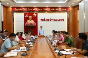 Thường trực Thành ủy nghe báo cáo thực trạng và phương án sắp xếp, quản lý hoạt động nuôi thủy sản trên vịnh Hạ Long