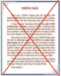 Thành phố Hạ Long không tuyên truyền nội dung phạt nguội các hành vi vi phạm luật giao thông