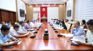 UB.MTTQ tỉnh khảo sát, nắm tình hình phục vụ hội nghị phản biện xã hội đối với Dự thảo Nghị quyết trình HĐND tỉnh