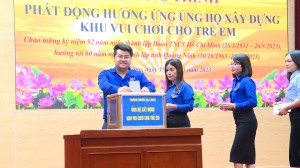 Phát động hưởng ứng ủng hộ chung tay xây dựng khu vui chơi cho trẻ em