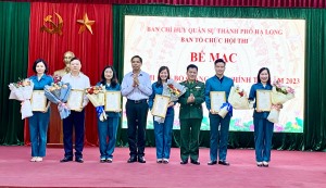 Hội thi cán bộ giảng dạy chính trị trong lực lượng vũ trang năm 2023