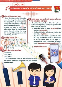 Thành đoàn Hạ Long: Phát động Cuộc thi sáng tác ca khúc viết về tuổi trẻ Hạ Long