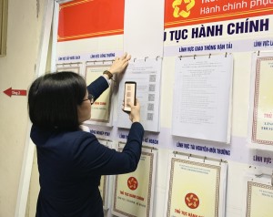 Tạo mã QR Code đối với một số bộ TTHC cấp thành phố