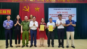 Phường Hà Tu triển khai mô hình "Camera tự quản về an ninh trật tự, vệ sinh môi trường, trật tự đô thị và an toàn giao thông" 