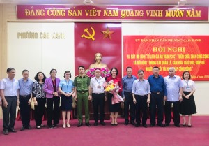 Phường Cao Xanh ra mắt các mô hình về ANTT