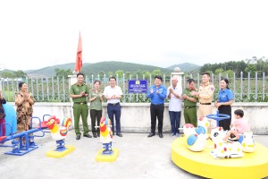 ĐTN- HPN Công an Thành phố khánh thành “Công trình khu vui chơi trẻ em” 