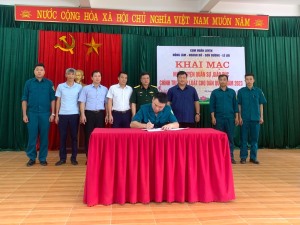 Khai mạc huấn luyện dân quân cụm IV