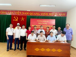 Phường Hồng Hà: Hội nghị triển khai Chỉ thị 20-CT/TU, ngày 16/5/2023 của Ban Thường vụ Thành ủy và Kế hoạch số 216-KH/UBND ngày 17/5/2023 của UBND Thành phố