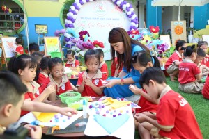 Ngày hội sáng tạo của cô và bé trường mầm non Cao Xanh