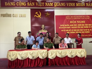 Phường Cao Xanh: Hội nghị triển khai Chỉ thị 20-CT/ĐU ngày 16/5/2023 của Ban Thường vụ Thành ủy.