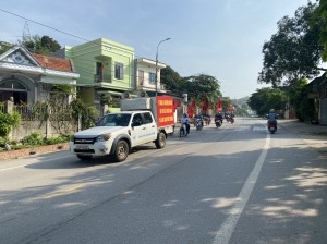 Phường Việt Hưng ra quân tuyên truyền thực hiện công tác đảm bảo trật tự đô thị, vệ môi trường