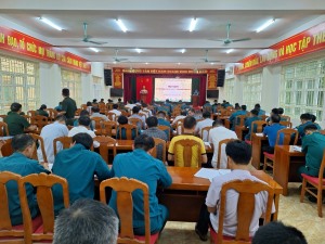 Sơ kết công tác quốc phòng, quân sự địa phương 6 tháng đầu năm 2023