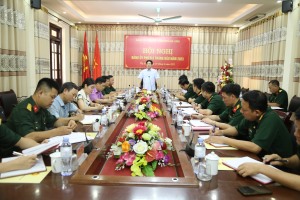 Hội nghị Đảng ủy quân sự TP phiên 6 tháng đầu năm