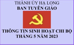 Thông tin sinh hoạt chi bộ tháng 5 năm 2023