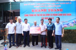 Phường Hồng Hà: Khánh thành nhà ở cho hộ có hoàn cảnh khó khăn
