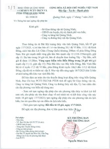 Thông báo tạm ngừng cấp phép tàu