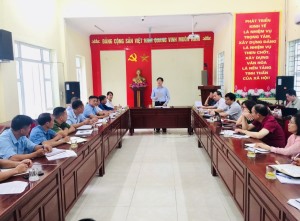 Bí thư Thành ủy làm việc với Đảng ủy xã Kỳ Thượng