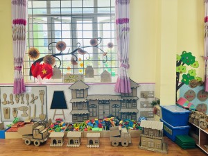 Trường mầm non Hà Tu "xây dựng trường mầm non xanh - an toàn - thân thiện"