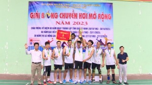 Giải Bóng chuyền hơi phường Hoành Bồ mở rộng năm 2023