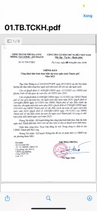 Công khai tình hình thực hiện dự toán ngân sách Thành phố Năm 2023.