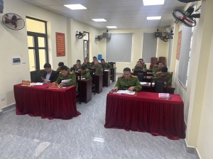 Công an xã Thống Nhất tổng kết công tác năm 2023, triển khai công tác năm 2024 