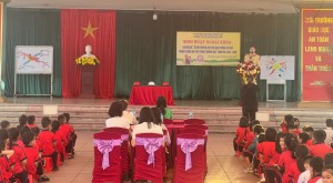 Phường Hà Khánh: Tuyên truyền phòng chống ma túy và an toàn giao thông cho học sinh