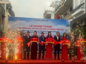 Khánh thành nhà văn hoá khu 7B, phường Hồng Hải