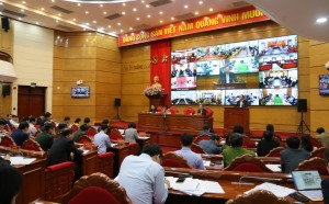BTV Tỉnh ủy làm việc với BTV Thành ủy Hạ Long về triển khai nhiệm vụ công tác năm 2024