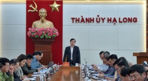 Thường trực Thành uỷ làm việc với Đảng uỷ các xã Sơn Dương, Lê Lợi, Thống Nhất