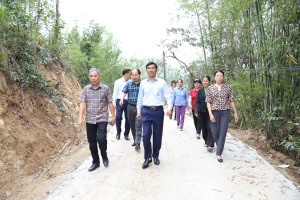 Thường trực Thành uỷ làm việc với Đảng uỷ các phường Giếng Đáy, Hà Khẩu, Hoành Bồ, Việt Hưng