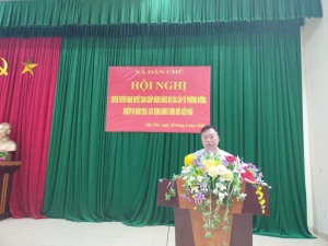 Xã Dân Chủ: Tuyên truyền Nghị quyết BCH Đảng bộ các cấp về phương hướng, nhiệm vụ năm 2024; xây dựng nông thôn mới kiểu mẫu