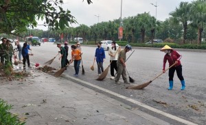 Phường Hà Khẩu: Phát động dọn VSMT chào mừng kỷ niệm ngày Giải phóng miền Nam 30/4