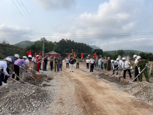 Xã Lê Lợi phát động phong trào thi đua đặc biệt và khởi công công trình chào mừng Đại hội Đảng các cấp nhiệm kỳ 2025-2030