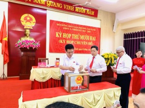 Kỳ họp thứ XII, HĐND phường Cao Xanh khóa X, nhiệm kỳ 2021 - 2026