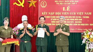 Chi Hội CCB khu 4 phường Trần Hưng Đạo: Kỷ niệm 70 năm Chiến thắng Điện Biên Phủ và Tổng kết phong trào thi đua CCB gương mẫu, giai đoạn 2019 – 2024