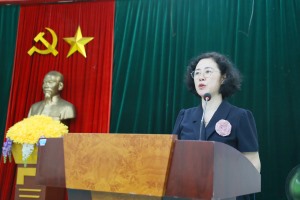 Đồng chí Phó Bí thư TT Thành ủy dự SHCB khu phố 1 phường Hà Lầm