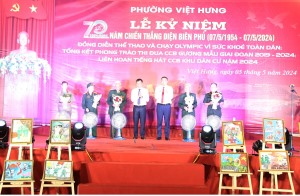 Phường Việt Hưng kỷ niệm 70 năm chiến thắng Điện Biên Phủ