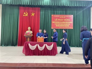 Xã Dân Chủ phát động phong trào toàn dân chung tay xây dựng xã đạt NTM kiểu mẫu năm 2024