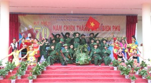 Trường tiểu học Hà Khẩu, sôi nổi các hoạt động chào mừng 70 năm Chiến thắng Điện Biên Phủ