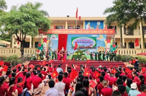 Ấn tượng chương trình ngoại khóa “Điện Biên Phủ vang mãi bản hùng ca” của trường TH Lý Thường Kiệt