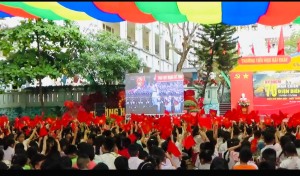 Trường Tiểu học Bãi Cháy: Sinh hoạt chính trị qua chương trình Truyền hình trực tiếp Lễ kỷ niệm 70 năm Chiến thắng Điện Biên Phủ
