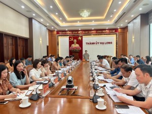Ban Chấp hành Đảng bộ Thành phố tổ chức Hội nghị thứ 48 khóa XXV, nhiệm kỳ 2020-2025 để cho ý kiến về một số nội dung thuộc thẩm quyền