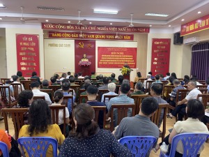 Phường Cao Xanh: Quán triệt Quy định 144 của Bộ Chính trị